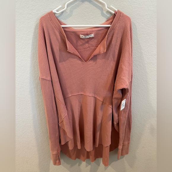 Near Free People We the Free Monterey Thermal Shirt - Picture 8 of 10